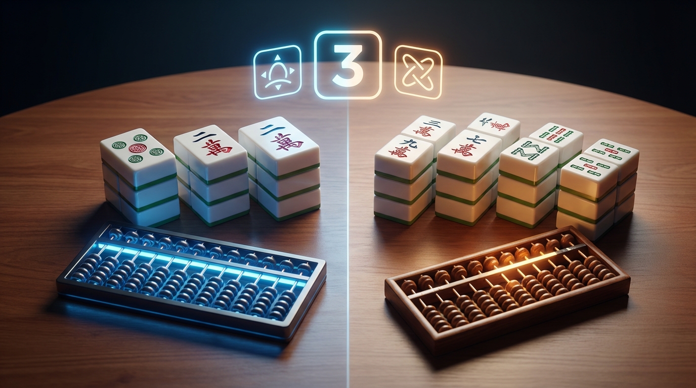 サンマと四麻の点数計算が違う3つのポイント