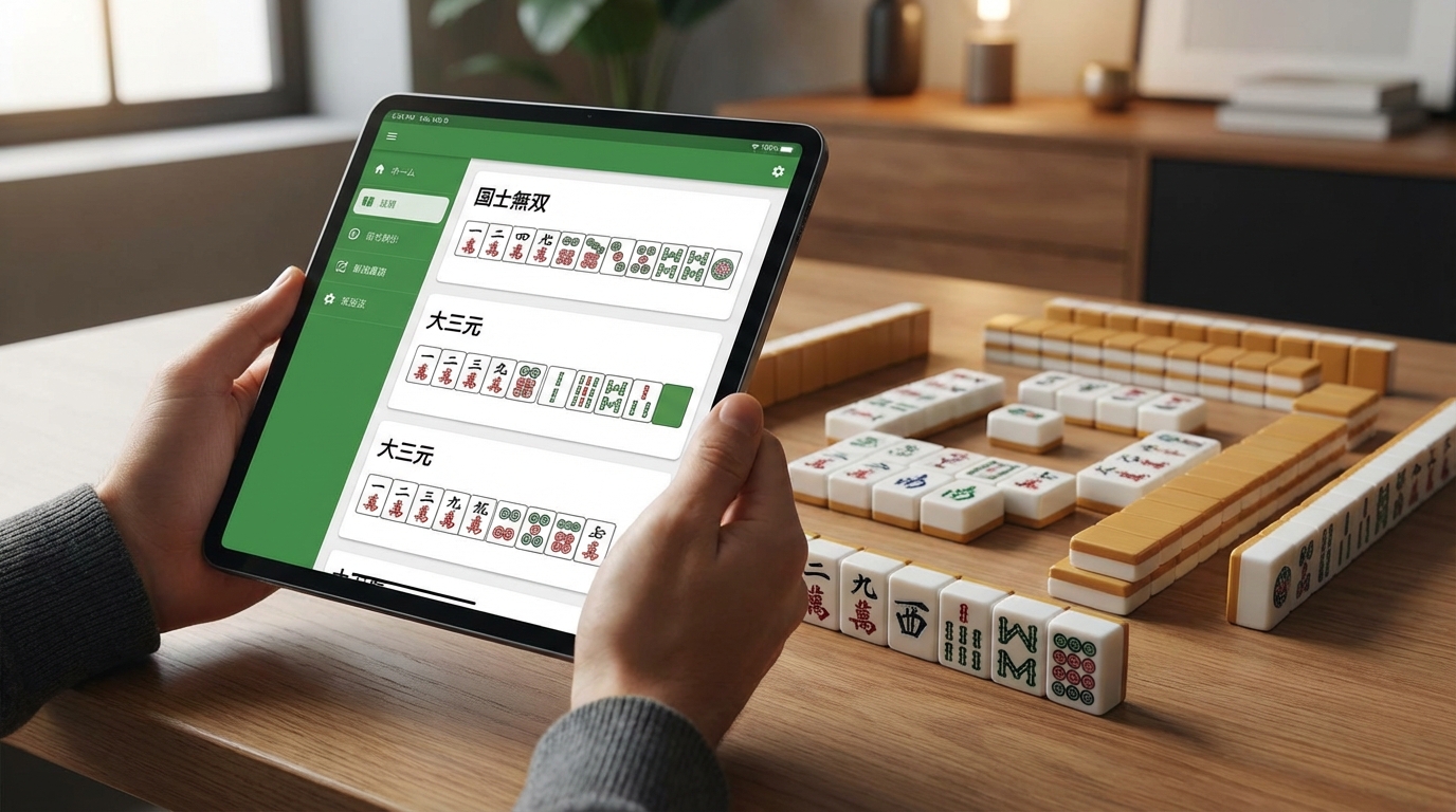 麻雀の役をアプリで覚えるべき3つの理由