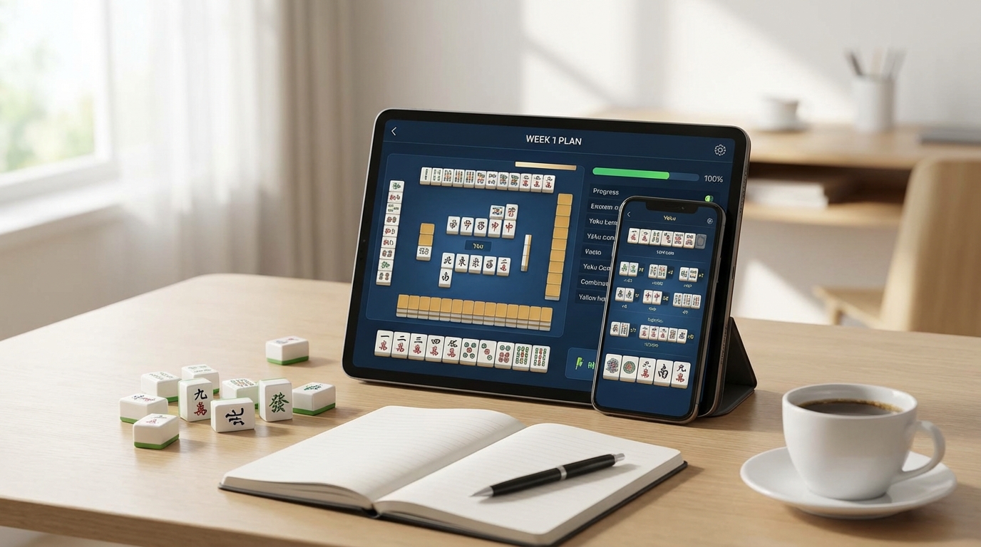 アプリを使った麻雀の役の覚え方｜1週間学習プラン