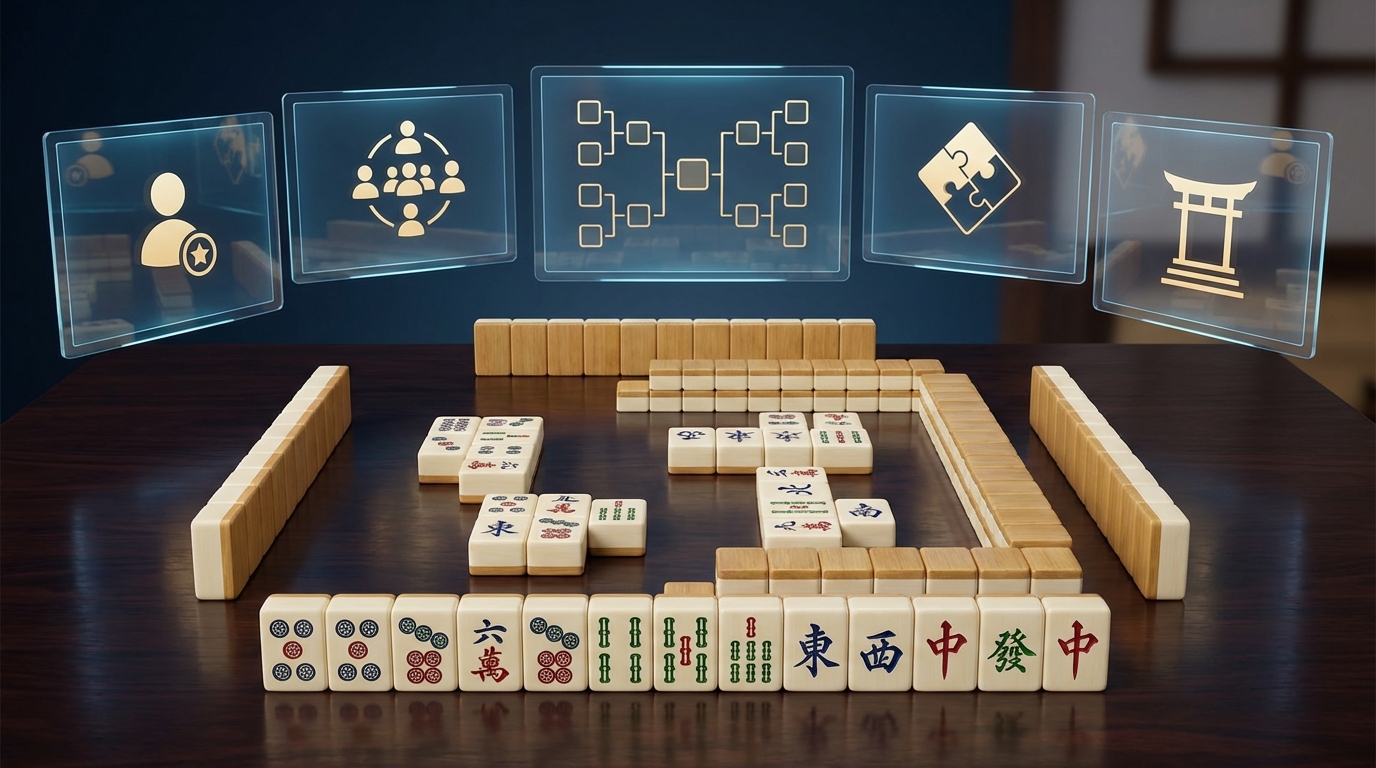 麻雀天聖アプリのゲームモード一覧