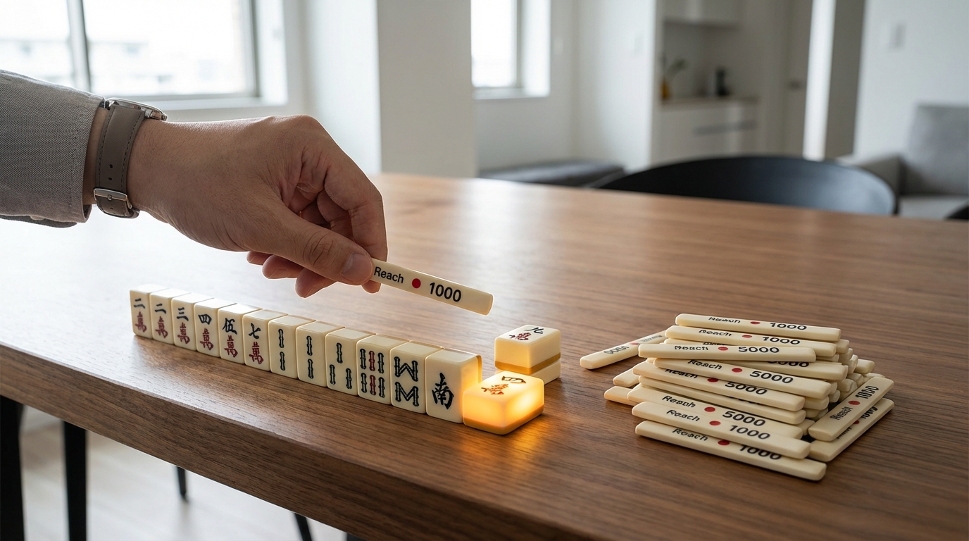 リーチのメリット｜裏ドラと一発で打点アップ