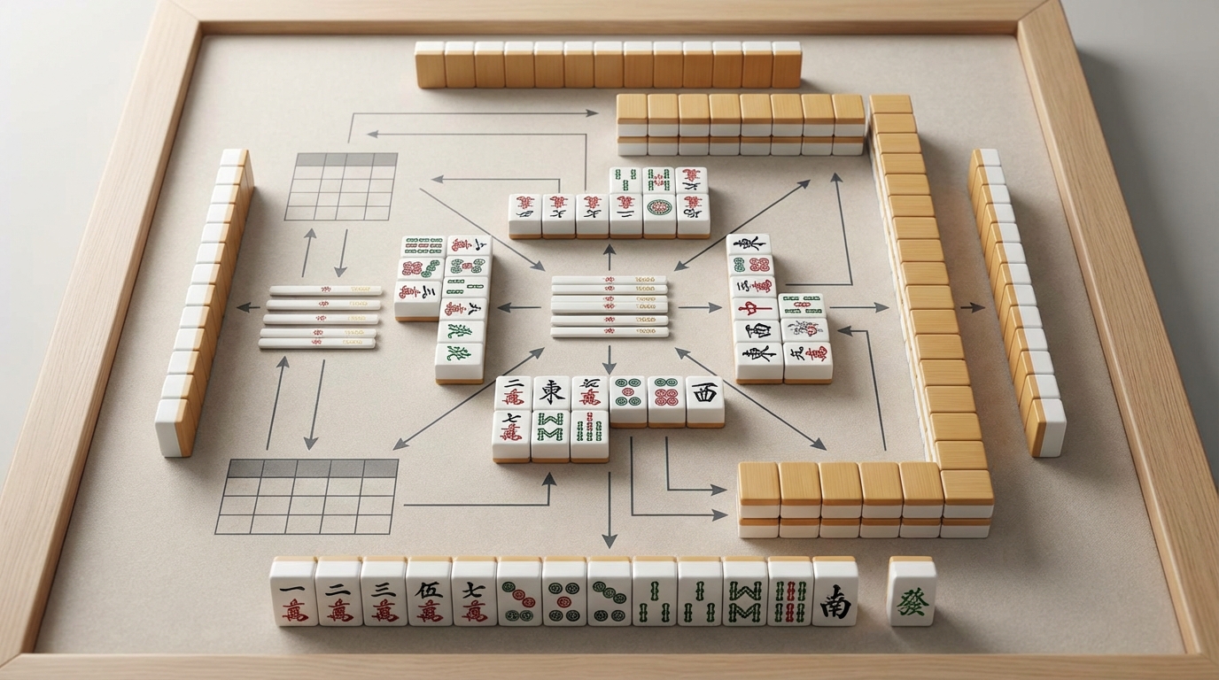 麻雀の点数計算の仕組みを図解でやさしく解説