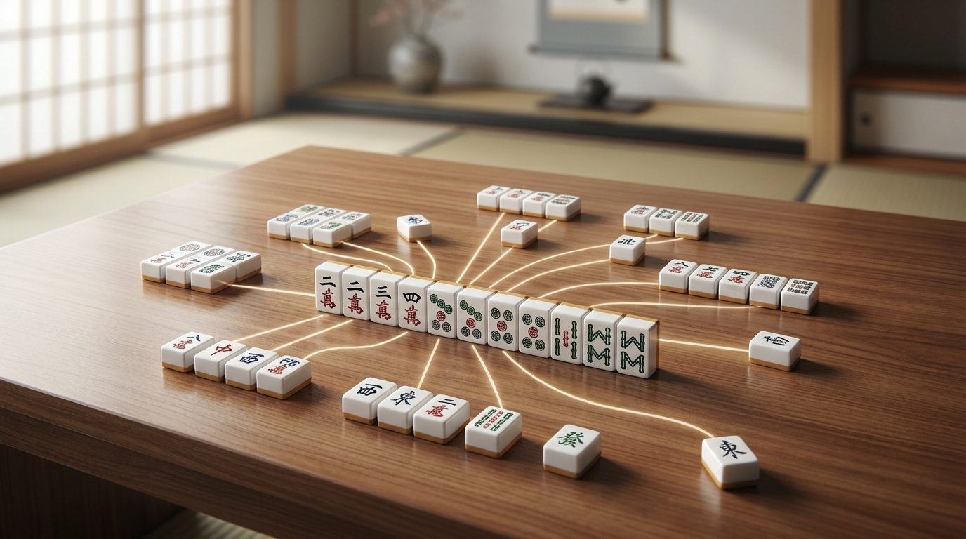 【早見表】麻雀の待ち7種類と受け入れ枚数一覧