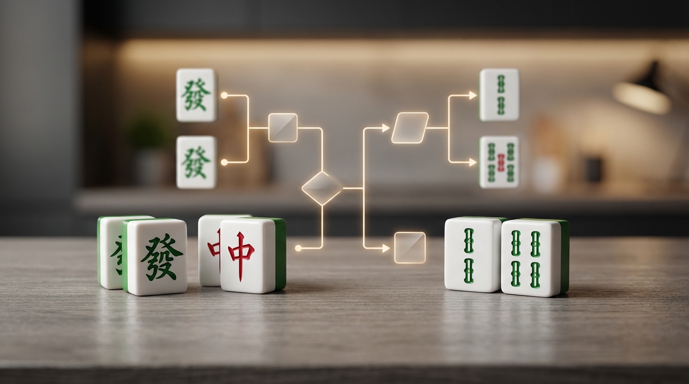 シャンポン待ちvsリャンメン待ち｜判断フローチャート