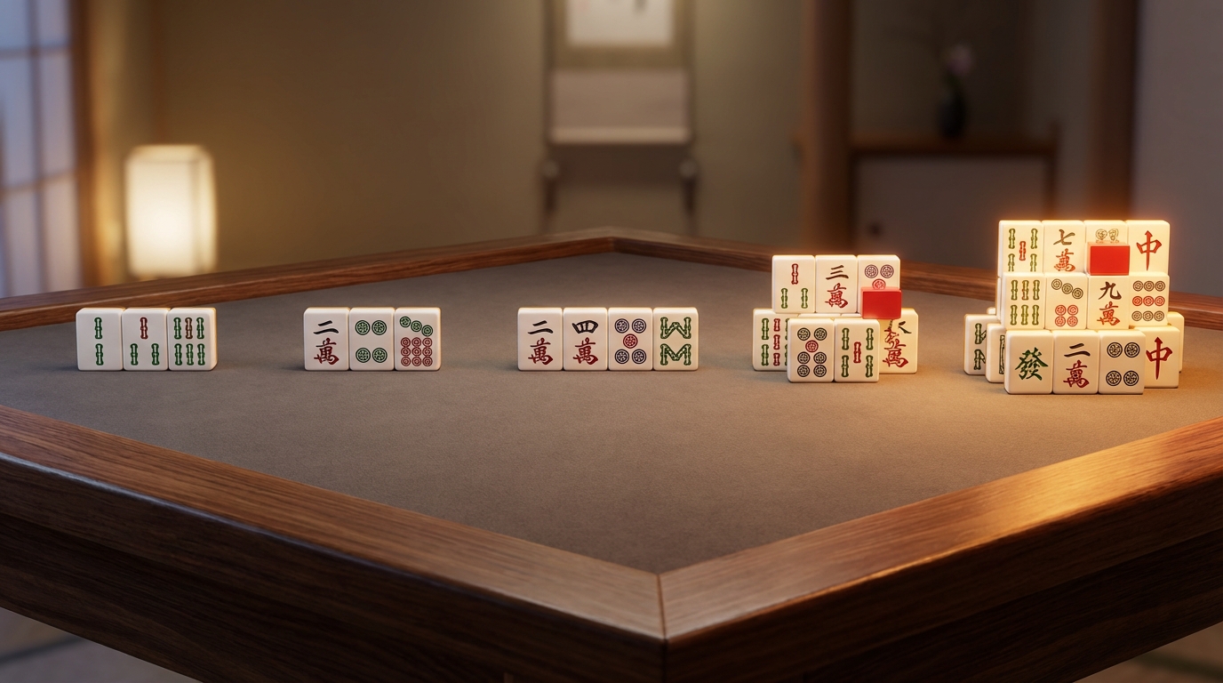 順子を使う代表的な麻雀役5選【難易度別に紹介】