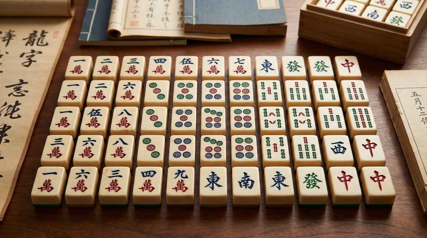 【保存版】麻雀牌34種類の読み方一覧表