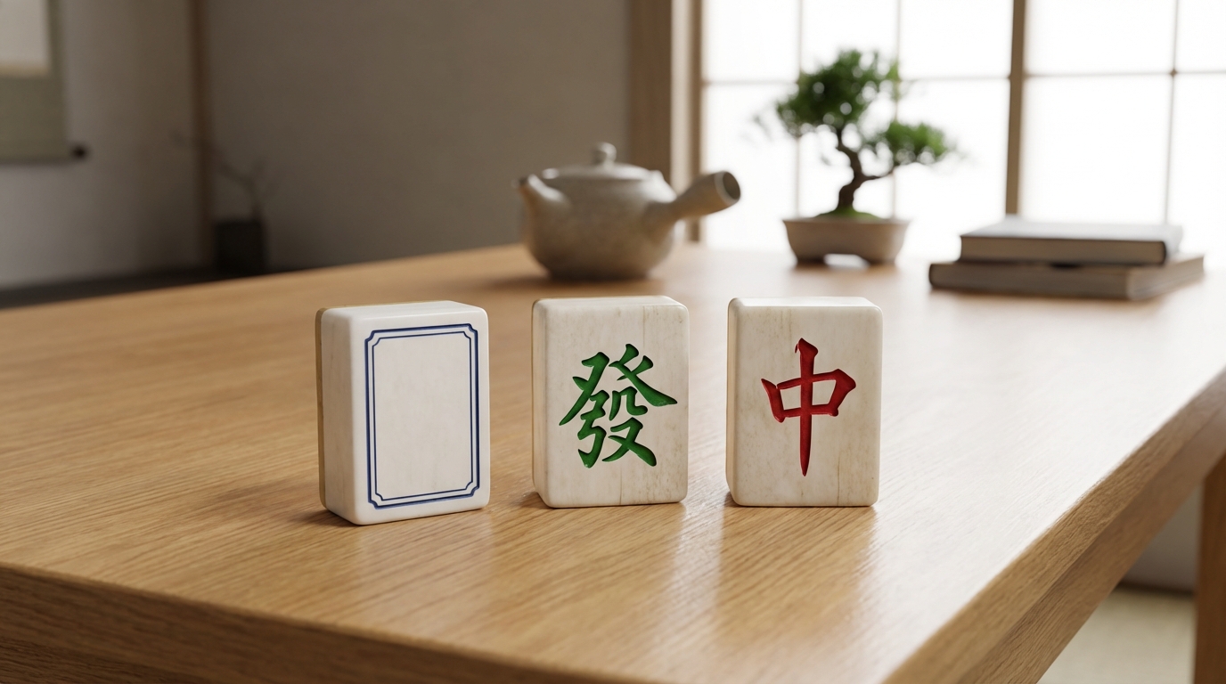 三元牌（サンゲンパイ）の読み方｜白發中の意味と覚え方