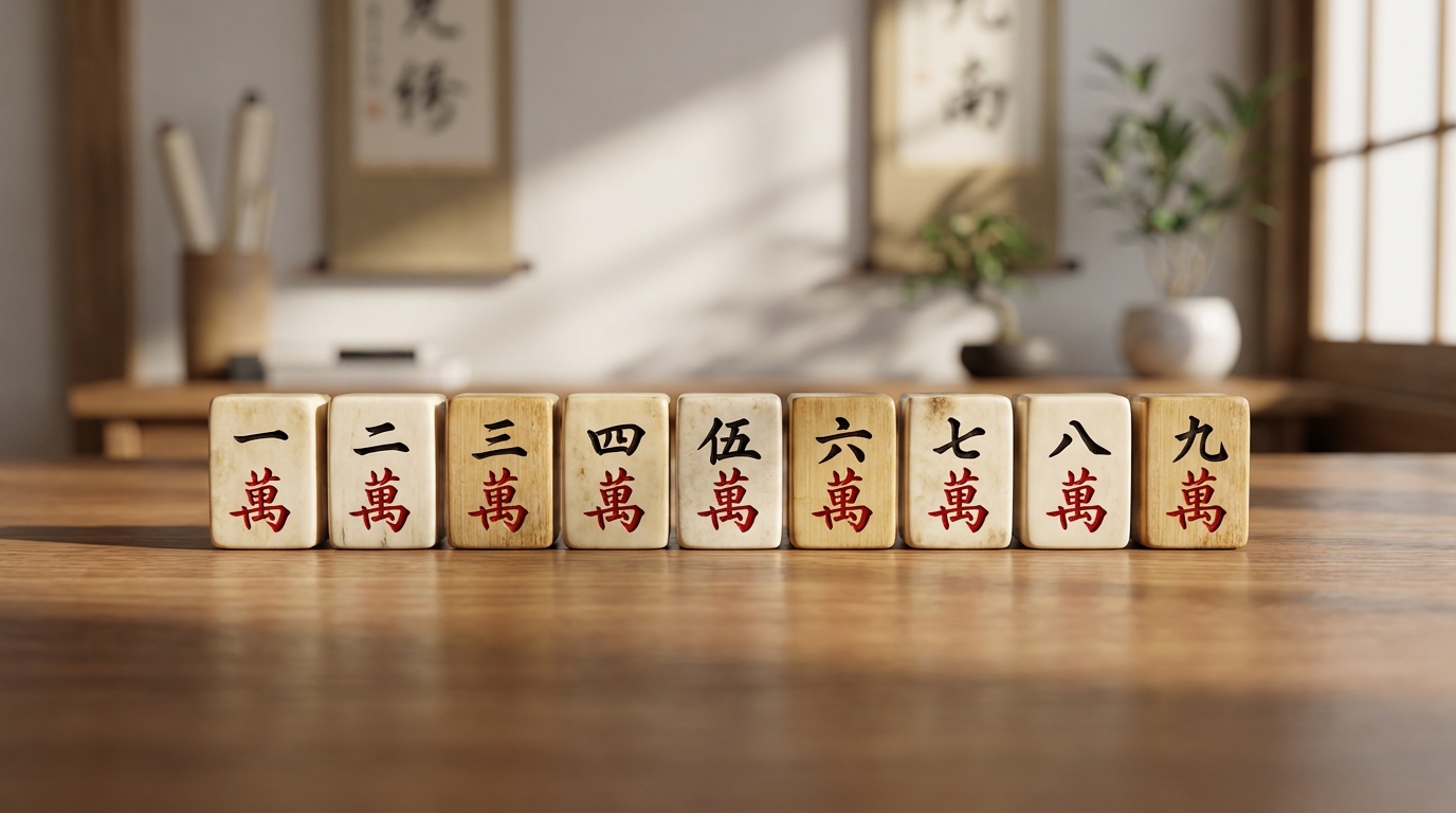 【早見表】マンズ一萬〜九萬の読み方一覧