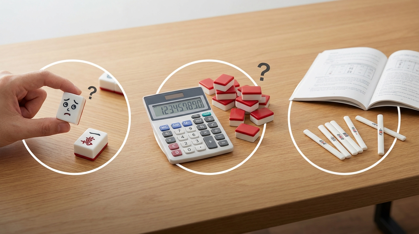 ドラの点数計算でよくある間違い3選