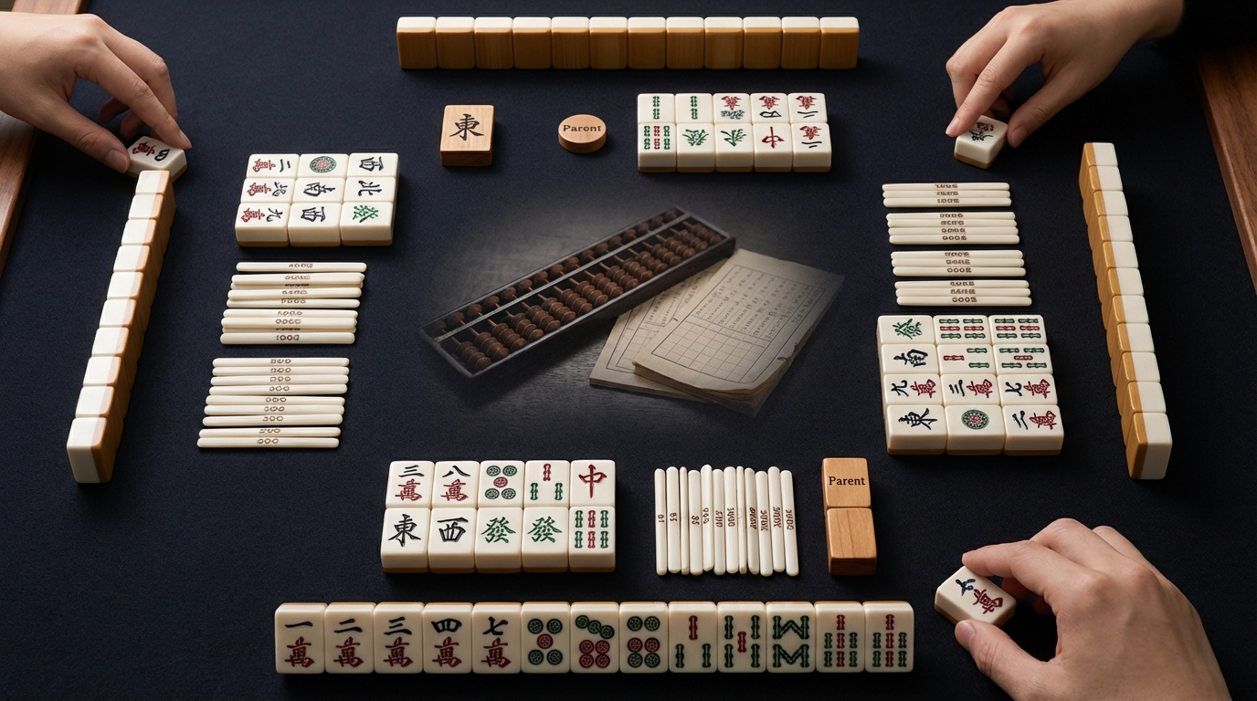 【早見表】麻雀40符の点数一覧（親・子/ツモ・ロン別）