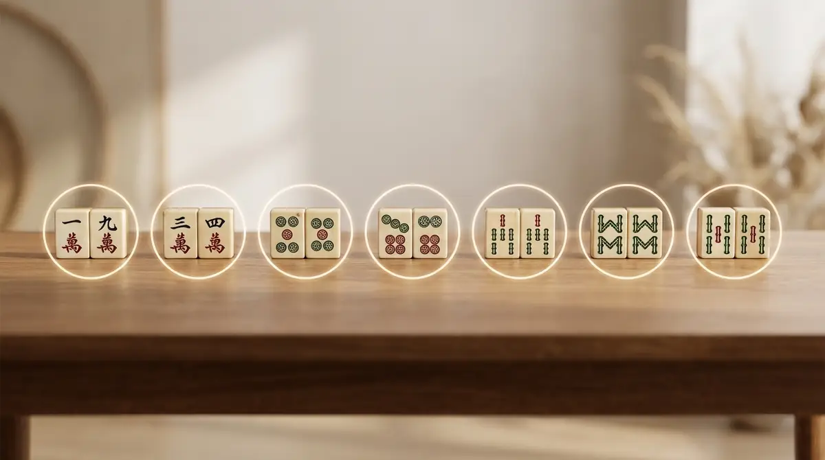 チーピン（七対子）の成立条件を図解で解説