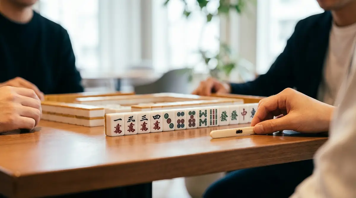 オープンリーチは手牌を公開して宣言する2翻のローカルルール