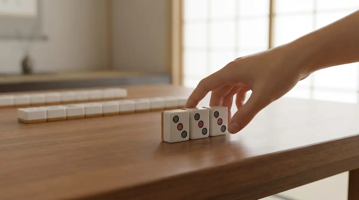 ポンとは？同じ牌を3枚揃える鳴き【誰からでもOK】