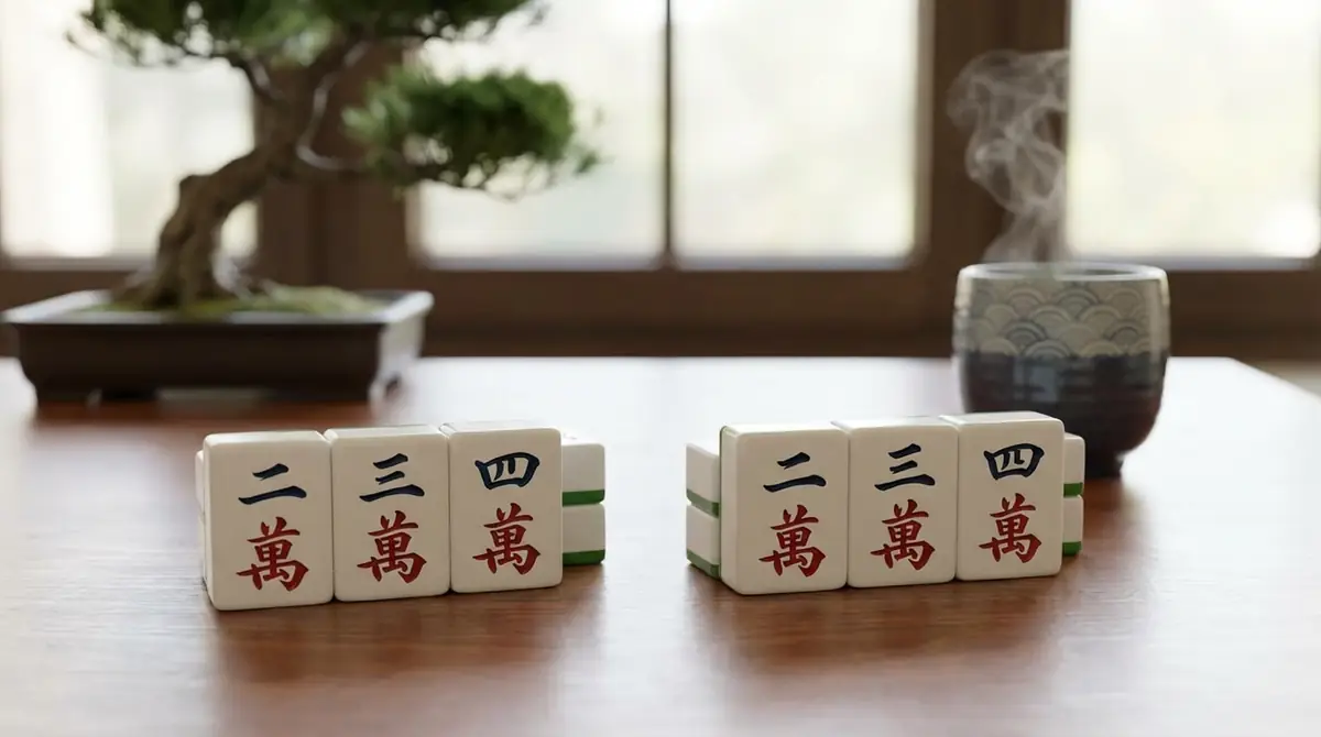 一盃口とは「同じ順子2組」で成立する1翻・門前限定の役