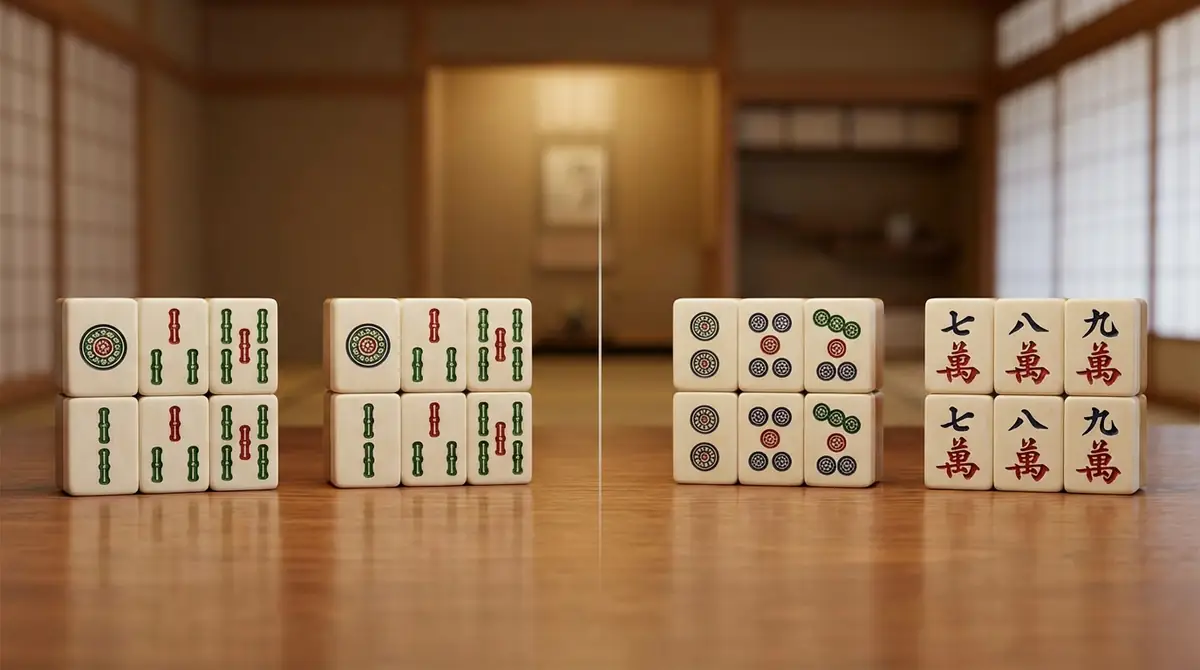 一盃口と二盃口の違いを比較