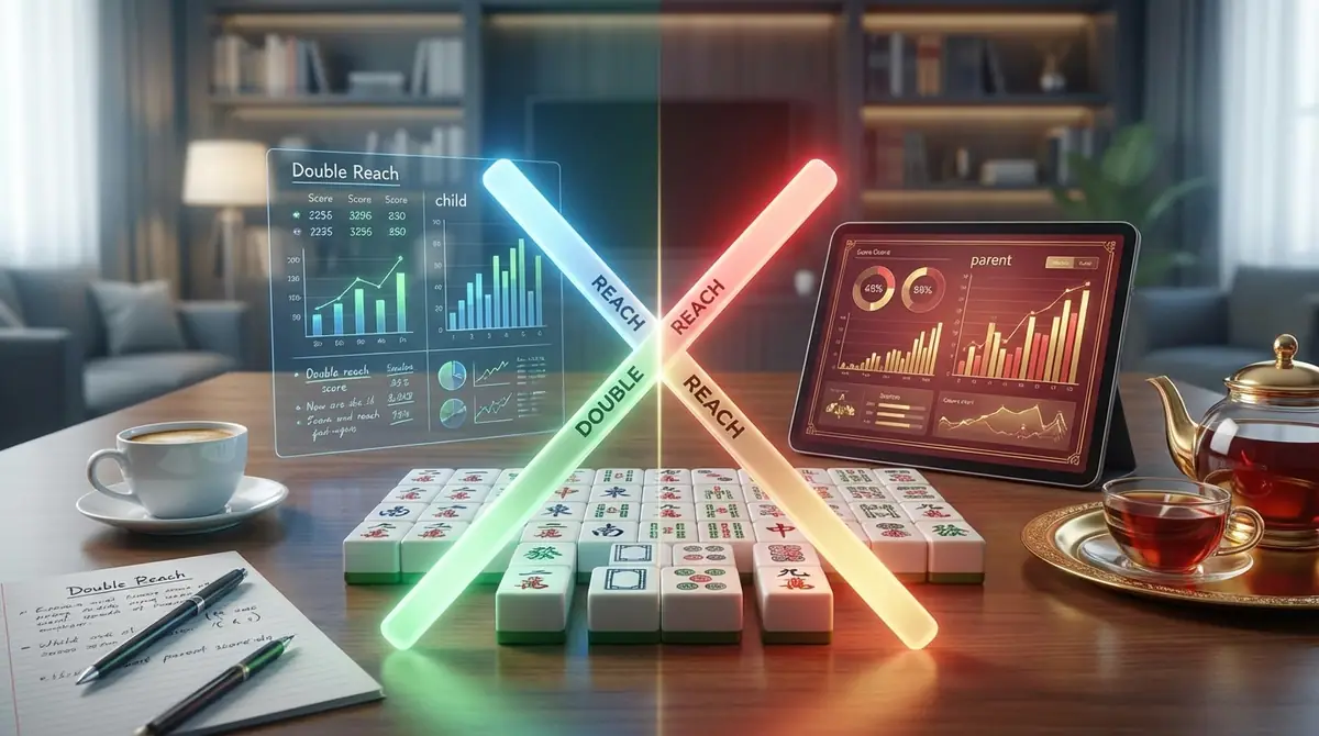 ダブルリーチの点数早見表【子・親別】