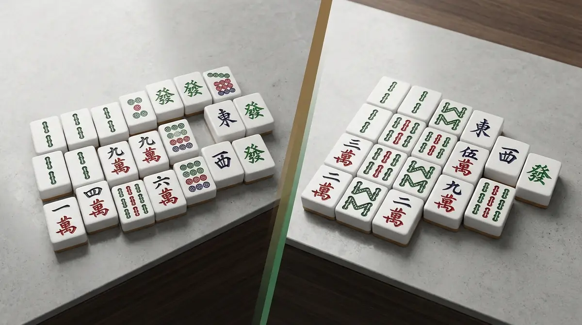 チャンタと間違えやすい役を比較