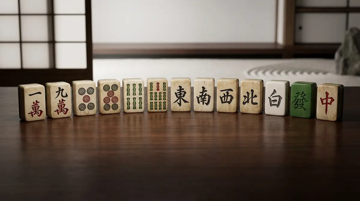 国士無双の成立条件と么九牌13種の覚え方