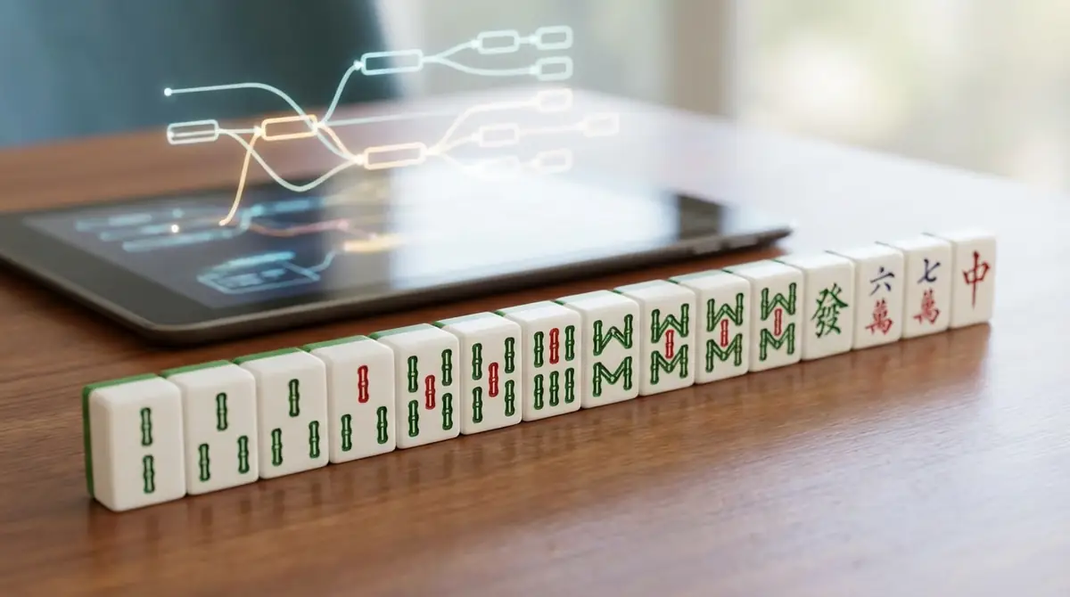 ホンイツ狙いの実戦例【手牌進行シミュレーション】