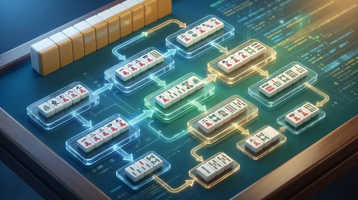 【図解】ピンフ成立・不成立を判定するフローチャート