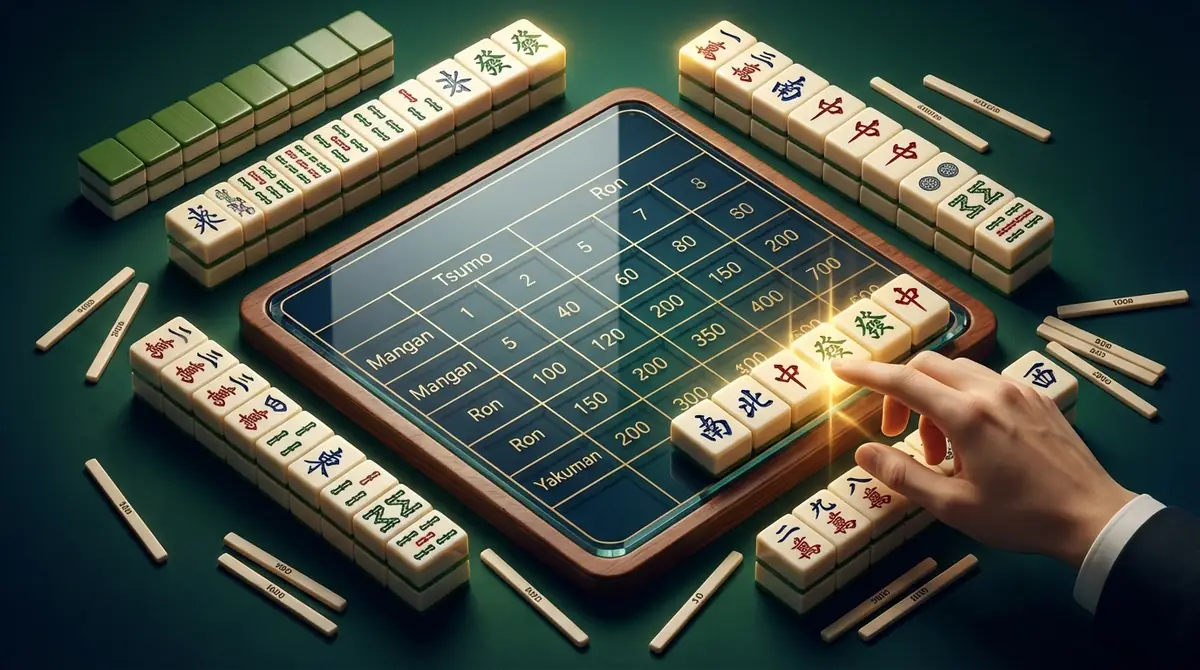 【早見表】ツモ・ロンの点数一覧（満貫〜役満）