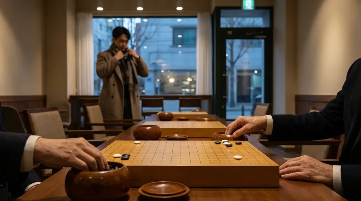 対局終了から退店までの流れ