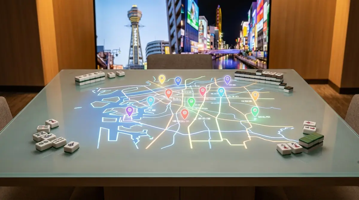 【エリア別】大阪の雀荘マップ