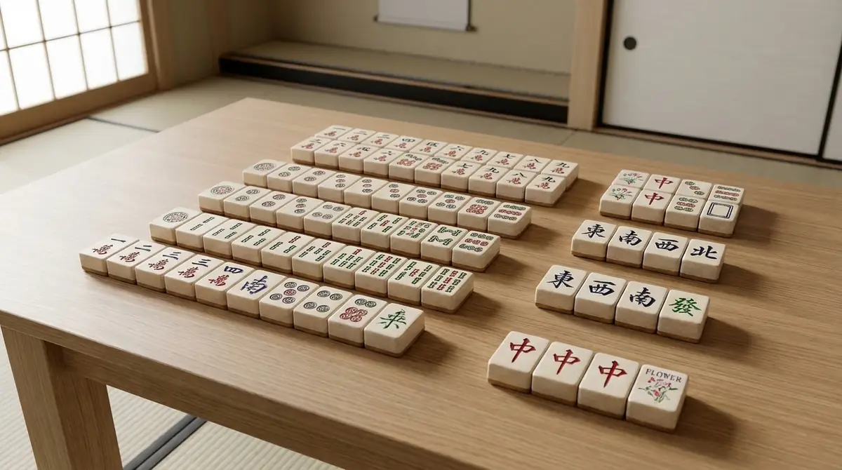 麻雀牌の種類と分類を図解で理解しよう