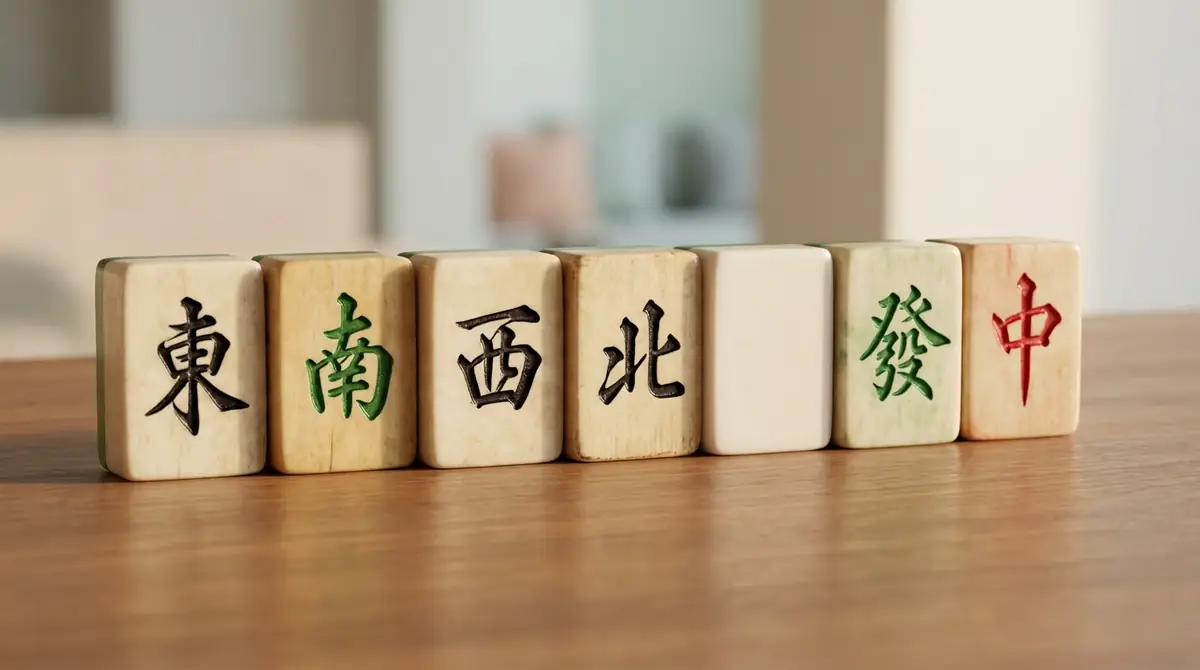 【字牌】風牌・三元牌の全7種類を画像付きで解説