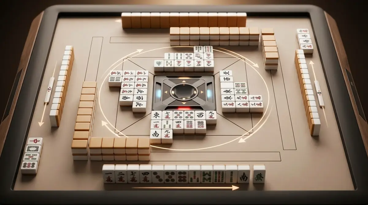 【図解】麻雀のゲーム進行｜全体の流れを30秒で把握