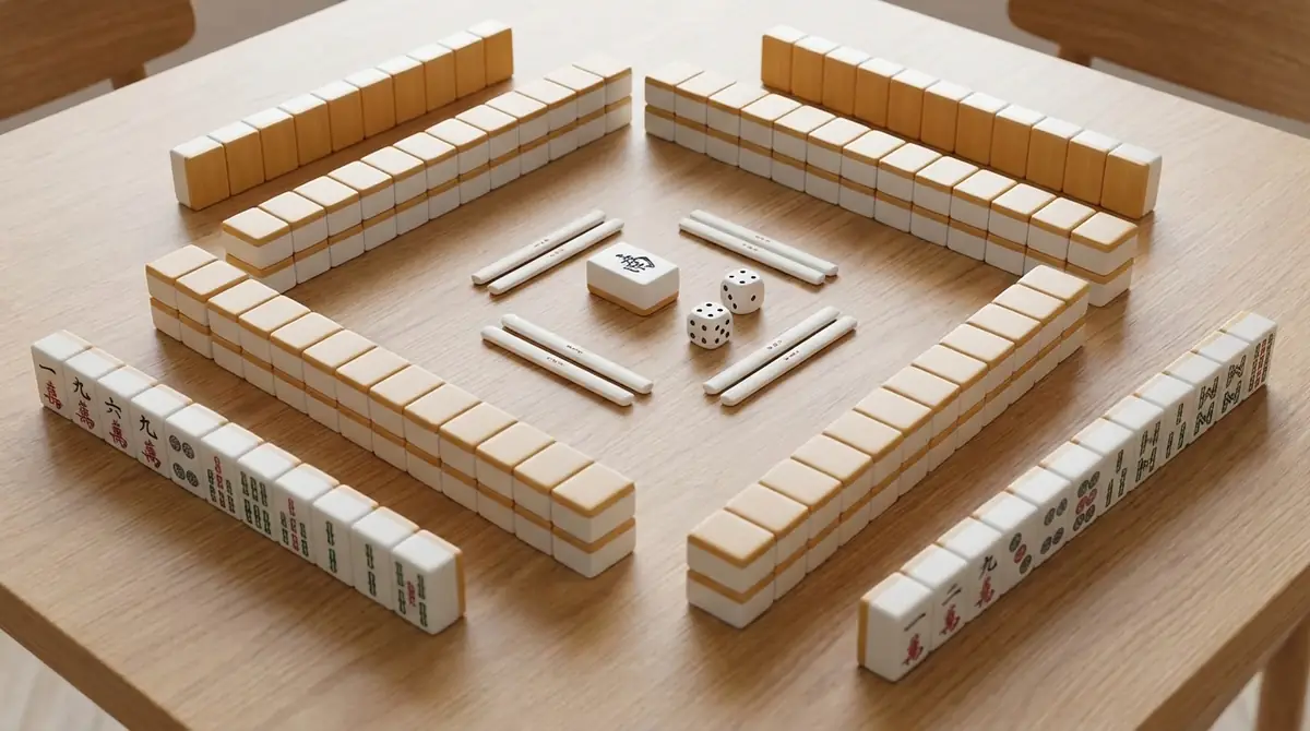 麻雀を始める前の準備｜席決め・親決め・配牌の手順