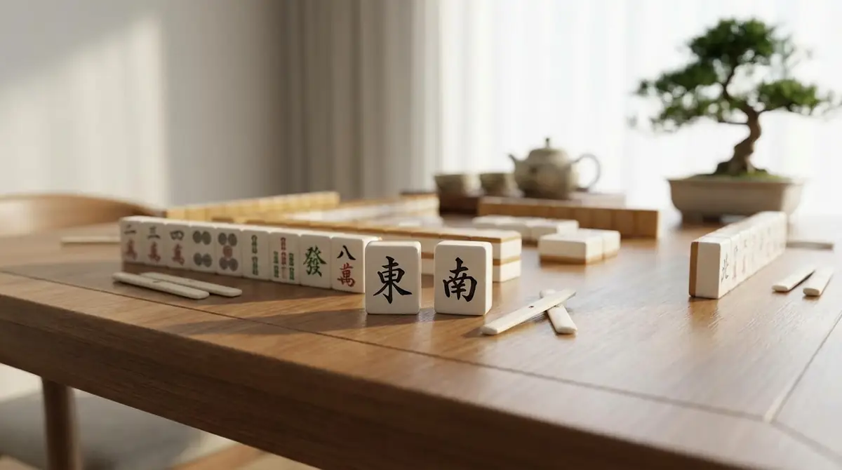 半荘の流れ｜東場から南場で1ゲーム完結